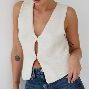 Rumored Knit Vest NWT